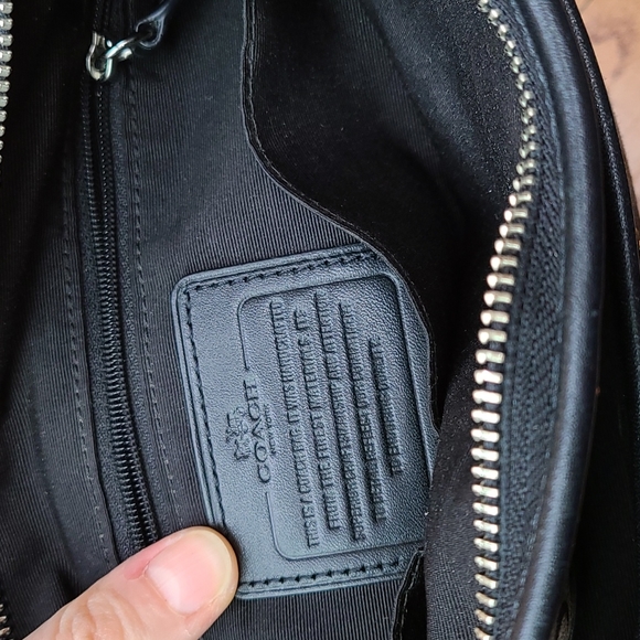 Coach Signature Logo File Crossbody - Picture 8 of 12